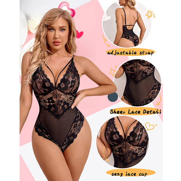 Sexy Lace Babydoll Gothic Lingerie