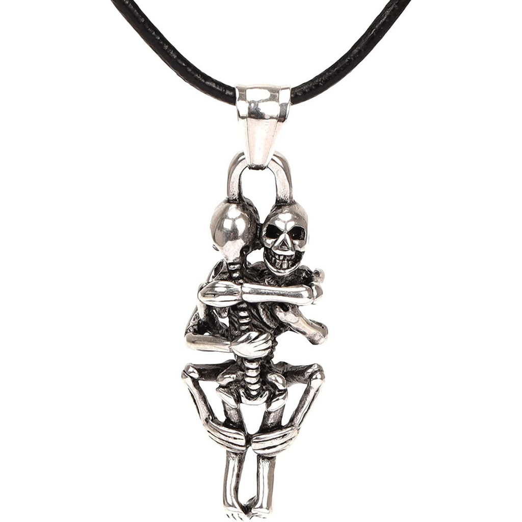 Gothic 2 Full Body Skeleton Necklace